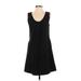 Uniqlo Casual Dress - A-Line: Black Solid Dresses - Women's Size Small