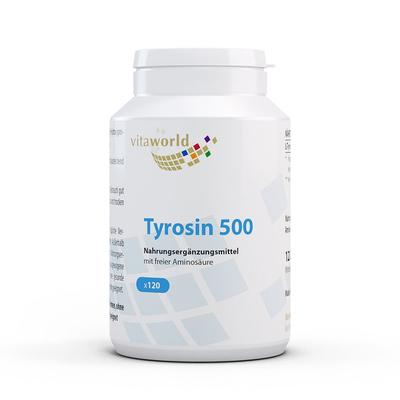 Tyrosin 500 mg Kapseln 120 St Image