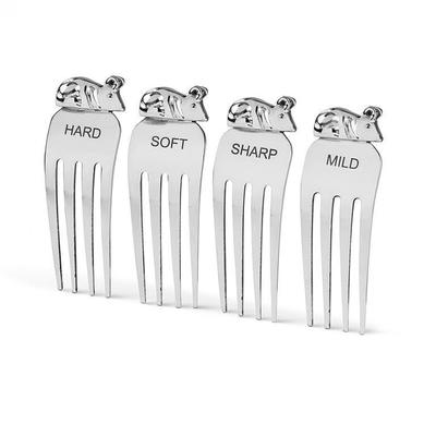 Set Of 4 Mouse Topped Cheese Marker