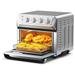 Kitchen Countertop Convection Toaster Oven Air Fryer Dehydrator Stainless Steel - 16" x 16" (with handle) x 14" (L x W x H)