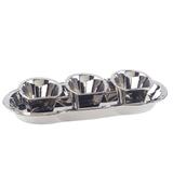 Certified International Derby Day at the Races Silver Plated 3-D Horseshoe 4 pc Tray Set