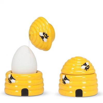 Beehive Salt Shaker And Egg Cup