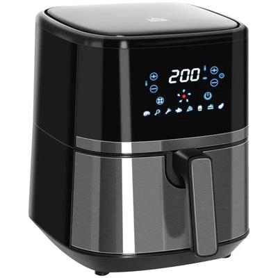 Black Multi-Function 4 in 1 Oven Air Fryer 4.7 QT - 13.5 L x 10 W x 12.5 H (inches)