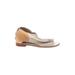 Kelsi Dagger Brooklyn Flats: Ivory Shoes - Women's Size 8 - Open Toe