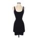 Yummie by Heather Thomson Casual Dress - Mini Scoop Neck Sleeveless: Black Print Dresses - Women's Size X-Small