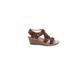 Merrell Wedges: Brown Solid Shoes - Women's Size 11 - Open Toe