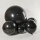 Ballons Ronds Épais en Latex Noir Pur Décoration de ixd'Anniversaire Mariage Halloween Noël 5