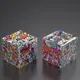 Cube magique Twisty pour enfants puzzle graffiti créatif jouet pour enfants 1 PC 3x3x3