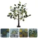 Bonsaï Élavec lumière LED fausse plante d'eucalyptus fleur en pot ornements pour décor de jardin