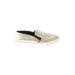 Steve Madden Sneakers: Slip-on Platform Casual Gold Shoes - Women's Size 10 - Almond Toe