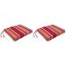 Red Barrel Studio® Outdoor Seat Cushion Polyester in Red/Green/Blue | 2 H x 19 W x 17 D in | Wayfair BC327C763E9F4C37B956151E3F6956D5