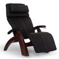 Human Touch 31" Wide Manual Glider Zero Gravity Recliner Genuine Leather in Black/Brown | 47 H x 31 W x 43 D in | Wayfair