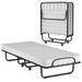 Alwyn Home Ronda 14" Folding Bed Metal in White/Black | Wayfair BDE2E8F04AEE45148898D989206E46E0