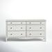 Birch Lane™ Holton 6 Drawer 72" W Solid Wood Dresser Wood in White | Wayfair A60F4D39ED8C4F8583D45B6972CA6F1D