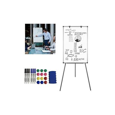 Flipchart Magnetisch Whiteboard mit Ständer, Mobiles Whiteboards mit Dreibein Ständer,