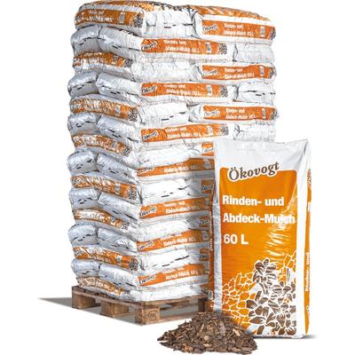 Paligo - kovogt Rinden- und Abdeckmulch Mix 60l x 45 Sack 2700l