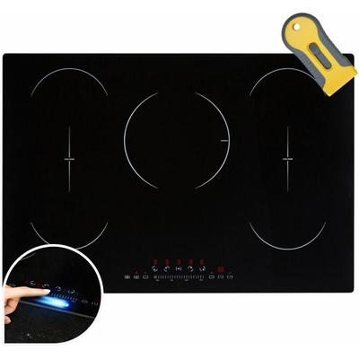 Induktionskochfeld 9800 w 5 Kochfelder mit 2 Flexzonen 77 cm Autark mit Sensor Touch, Timer,