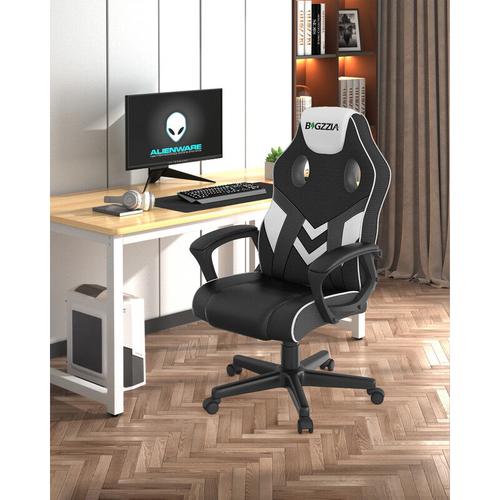 Gaming Stuhl Bigzzia Computerstuhl Ergonomisch - Gamer Stuhl Bürostuhl mit Höhenverstellung