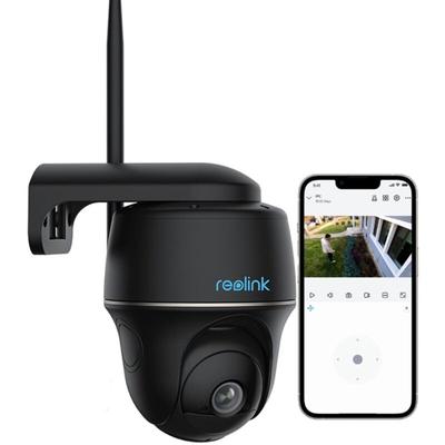 Reolink 2K 4MP Akku 2,4/5GHz WiFi Überwachungskamera mit Personen-/Autoerkennung, 355°/140°