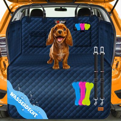 Lovpet - Kofferraumschutz Hund gesteppt mit Seiten- und Ladekantenschutz Universale