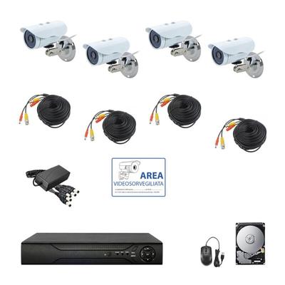 Housecurity - videoüberwachung kit ahd ip cloud dvr 4 kanäle 4 kameras hd ir 5 mpx hd 500GB Image