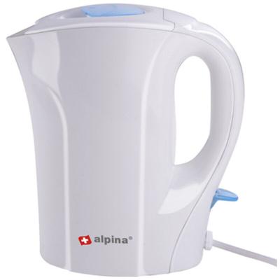 Bakaji - alpina Wasserkocher, 1 l, 1000 w, weiß