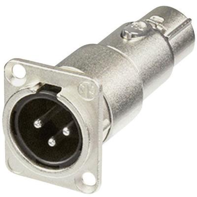 Neutrik NA3MDF XLR-Adapter XLR-Stecker - XLR-Buchse 1 St. Image