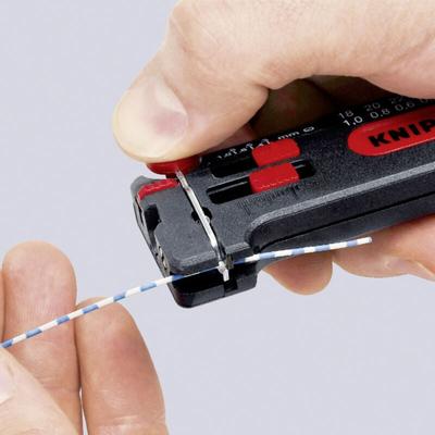 12 80 100 sb Drahtabisolierer Geeignet für CU-Leiter 0.3 bis 1 mm - Knipex