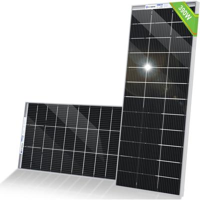 ECO-WORTHY 195W/390W Bifaziale Solarpanel Glas-Glas Solarmodul Monokristallin 12V Solarpanel Kit Image