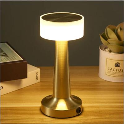 Trade Shop - vintage led wiederaufladbare usb tischlampe warmes licht für bars clubs - Image