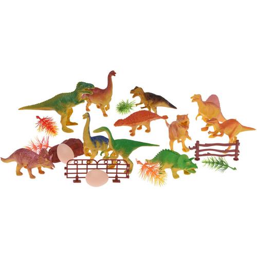 Dinosaurier Spielfiguren Set - 22 Teile - Kinder Spielzeug Dino Figuren - Tierfiguren Spielset