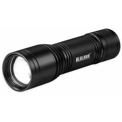 Blulaxa - LED-Taschenlampe 47574, 5 w, 230 ml, Alu, schwarz