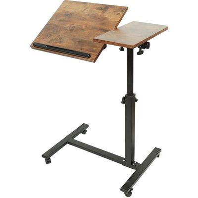 Haloyo - Laptoptisch höhenverstellbar ®,Neigungsständer,Mobiles Rednerpult mit Rollen,für Image
