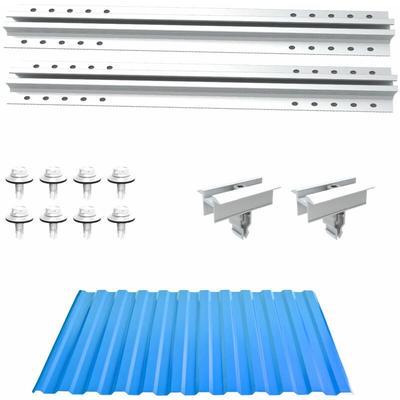 Photovoltaik Solarpanel Halterung Trapezblechdach Befestigung - Nuasol