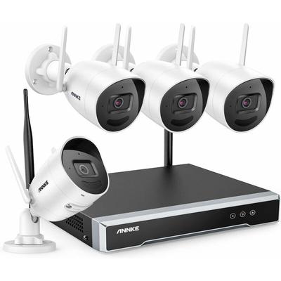 5MP Super hd Wireless-Sicherheitskamerasystem, 30 m exir 3.0 Nachtsicht, 2T2R MIMO-Antennen,