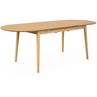 Sweeek - Ausziehbarer ovaler Esstisch für 6 bis 8 Personen, 160-210cm Image