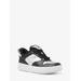 Rumi Leather And Logo-embossed Metallic Platform Sneakers