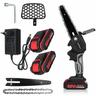 88V Power Chainsaw 3000W Mini motosega a batteria - 6 pollici cordless - con 2 batterie Hasaki