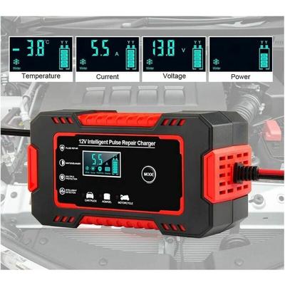 Caricabatteria intelligente automatico 12V ripara batterie auto moto DW2022