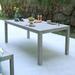 Cambridge Casual Surfside Outdoor Rectangular Dining Table Weathered Gray