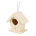 Hummingbird Feeder House Bird Box Wooden Dox Other Home Decor Feeders Garden Gardening Tools Yellow