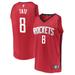 Jae'Sean Tate Men's Fanatics Branded Red Houston Rockets Fast Break Custom Replica Jersey - Icon Edition