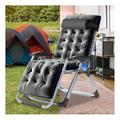 Folding Chair Recliner Patio Lounge Beach Chair Adjustable Outdoor