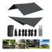 Camping Tent Tarp Outdoor Sun Shade Sail Canopy Shelter Awning Garden 10x10 ft