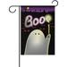 Wellsay Trick Or Treat Ghouls Halloween Garden Flag Yard Banner Polyester for Home Flower Pot Outdoor Decor 28X40 Inch