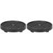 2 Sets of Rolling Plant Tray Rolling Planter Holder Round Flower Pot Moving Stand Tray Movable Plant Tray with Wheels