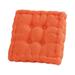 CLESALE-HOM Chair Cushion Solid Color Seat Cushion Thickened Soft Corduroy Cotton Filled Chair Cushion Suitable For Kitchen Dining Chair Patio Cushionã€�Orange/40cmx40cmx2cm/15.75x15.75x0.79inã€‘