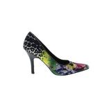 Nine West Heels: Black Tropical Shoes - Women's Size 8