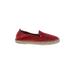 Isle Jacobsen Flats: Red Solid Shoes - Women's Size 40 - Almond Toe