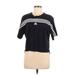 Adidas Active T-Shirt: Black Stripes Activewear - Women's Size Medium